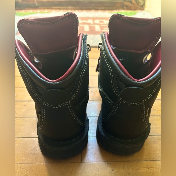 Danner GORE TEX Mountain Pass Arctic Night leather hiking boots vibram ice grip - Picture 7 of 14